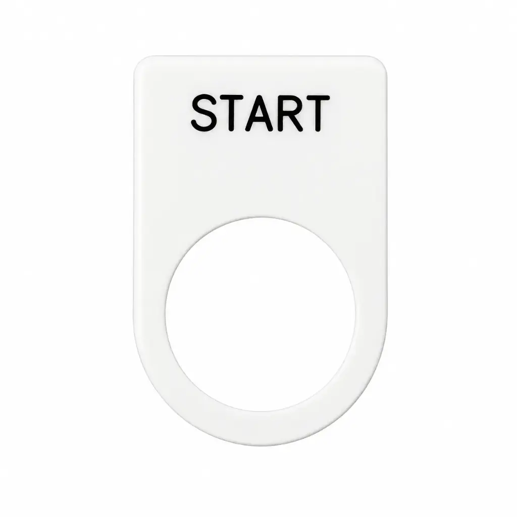 [9020] Label, Start Button