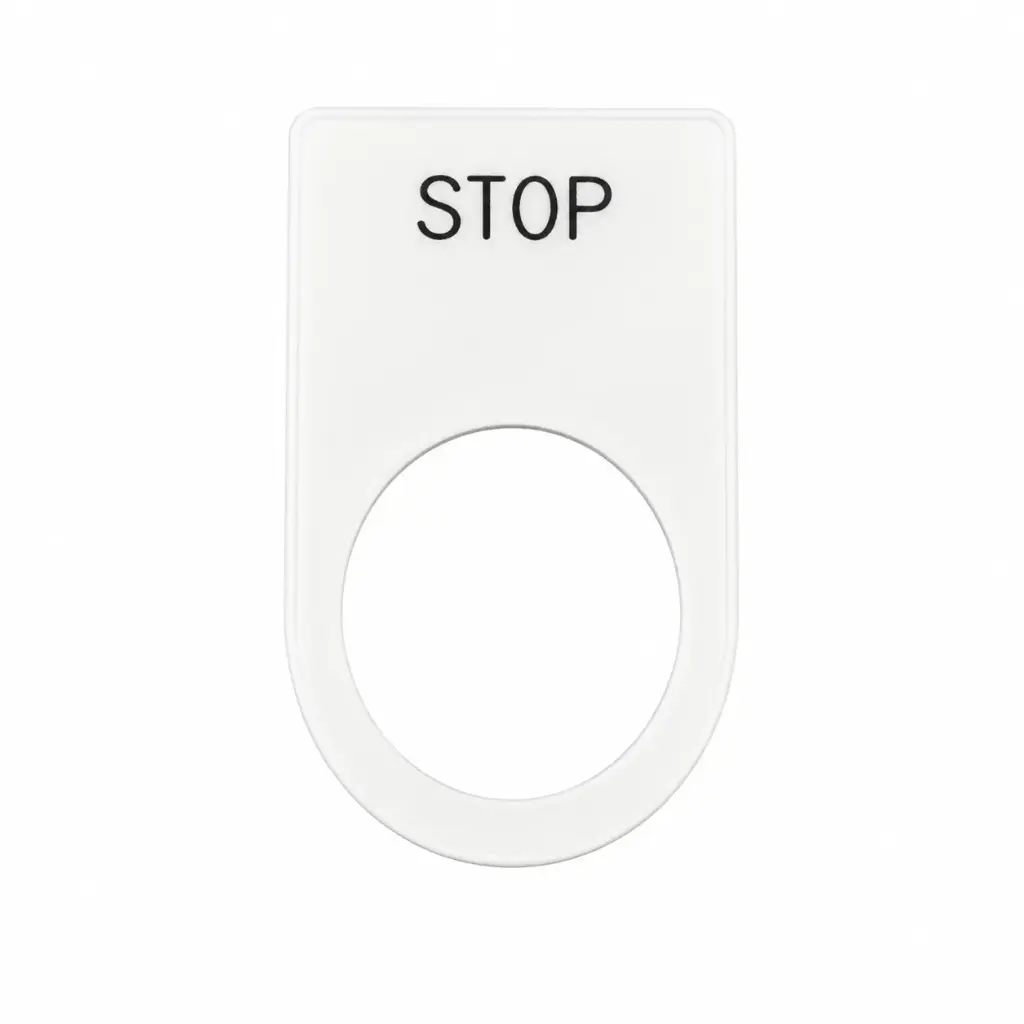 [9030] Label, Stop Button