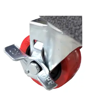 [7020] Red Caster Wheel