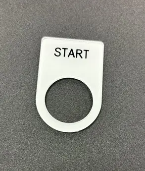 [9020] Label, Start Button