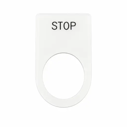 [9030] Label, Stop Button